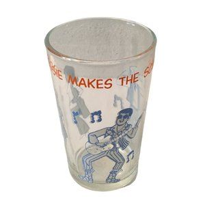 Vintage 1971 Archie Comics Welch's Glass "Reggie Makes the Scene" Betty Bottom